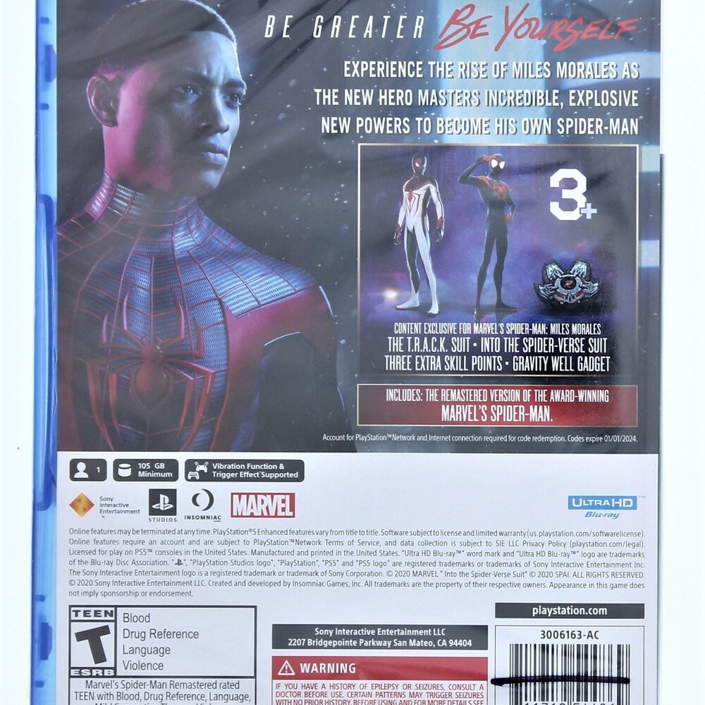 Marvel Spider-Man Miles Morales Ultimate Launch Edition Game For PS5 - Picture 2 of 2